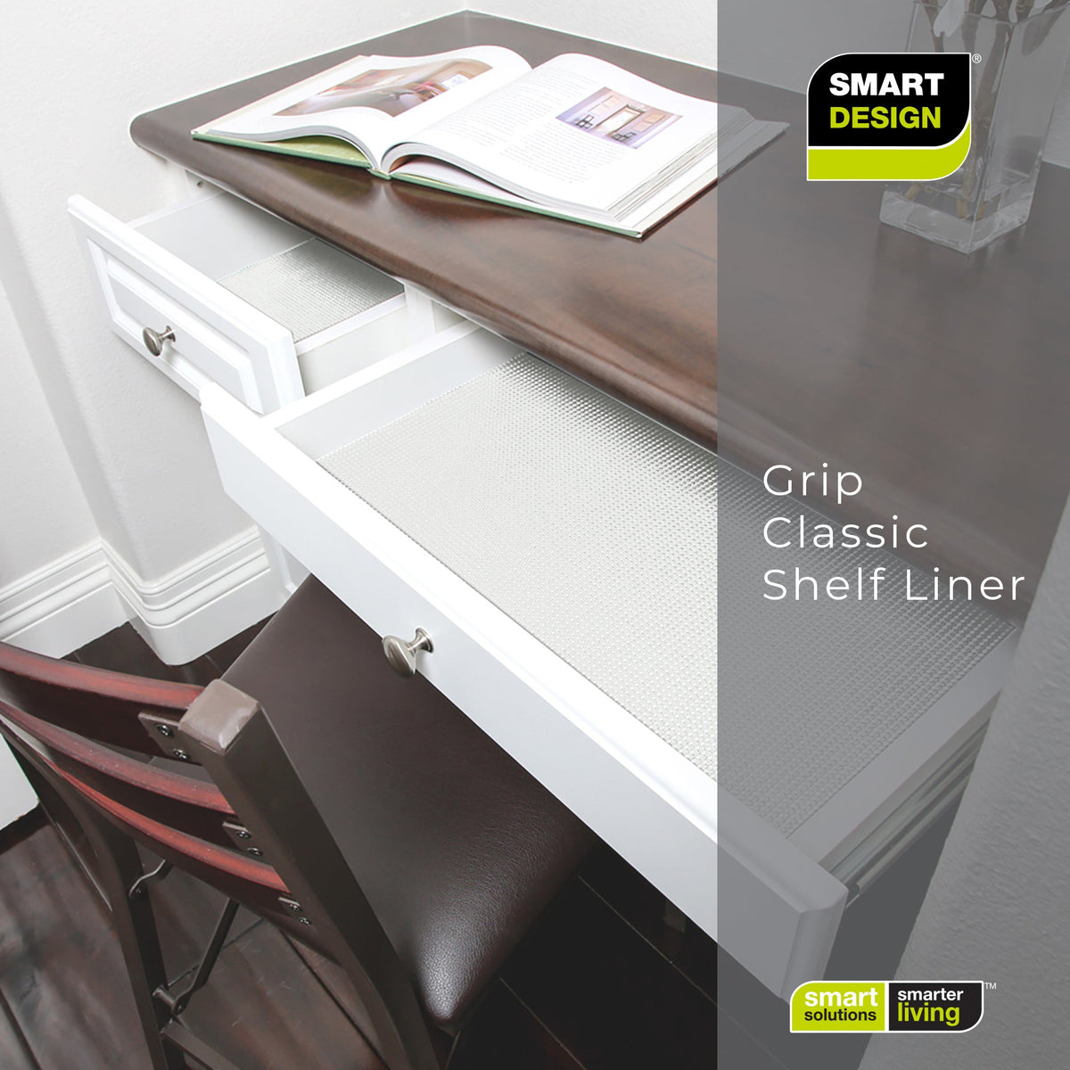 Classic Grip Shelf Liner - 12" x 10'